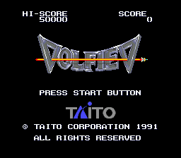 Volfied (Japan) Title Screen